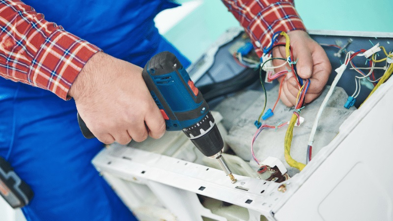 Küçükçekmece Samsung Samsung çamaşır makinesi kart tamiri – Su almama arızası orijinal parça ile giderildi. - Teknik servis örneği